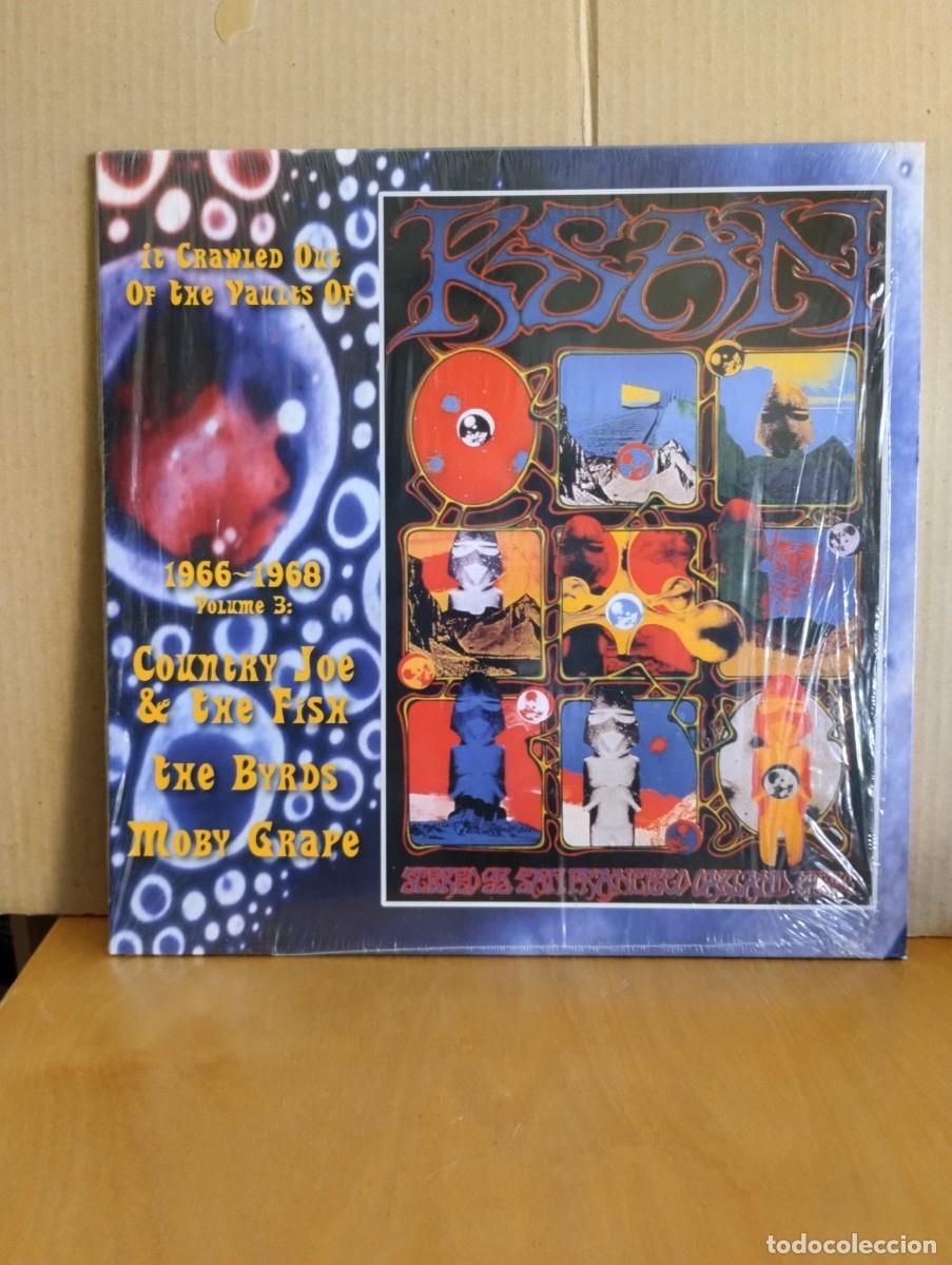 Discos de vinilo: IT CRAWLED OUT OF THE VAULTS OF KSAN 1966-68 VOL.3-COUNTRY JOE,THE BYRDS,MOBY GRAPE