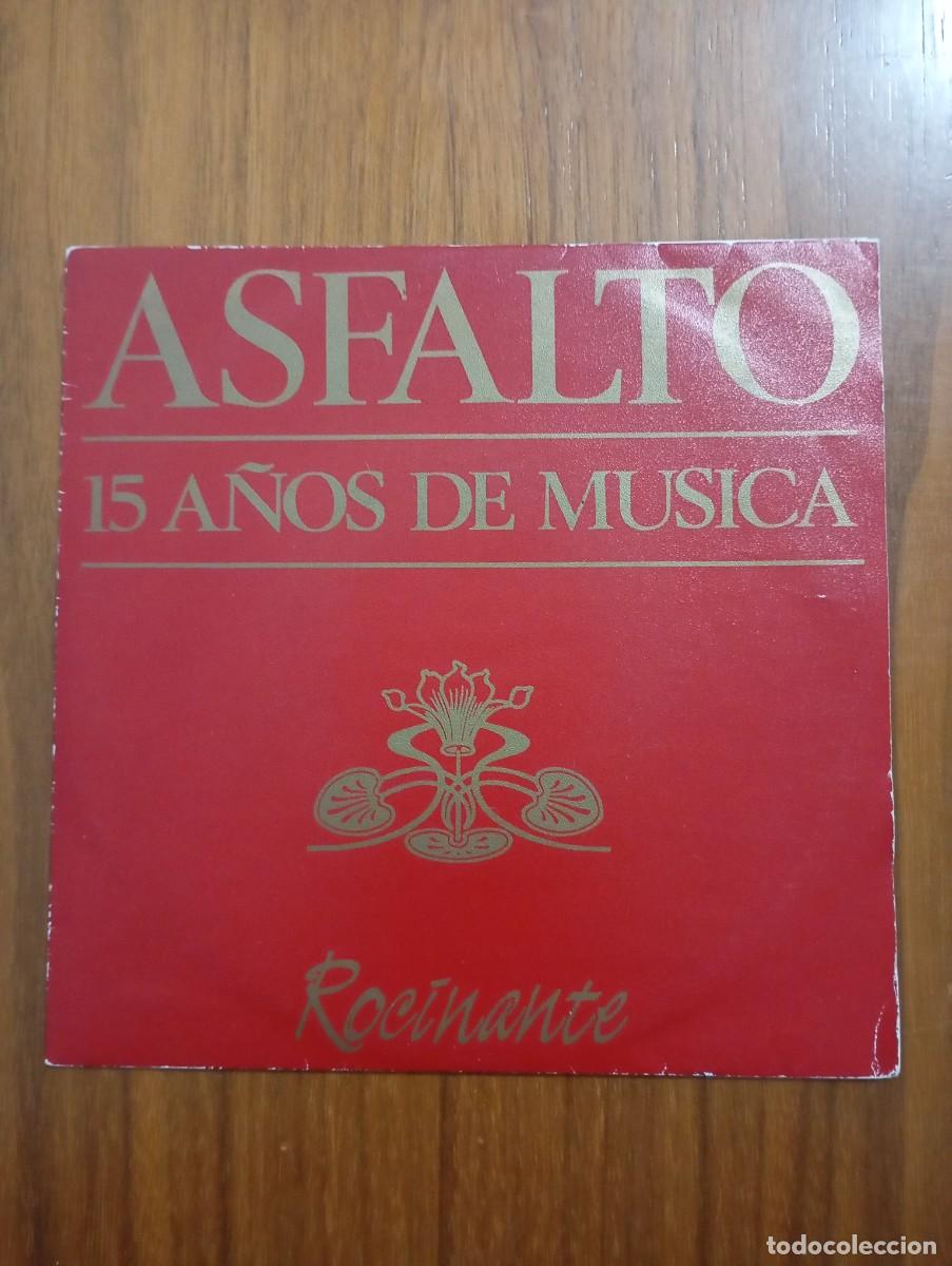 Discos de vinilo: ASFALTO - ROCINANTE (SG) PROMO !!!!! 1987
