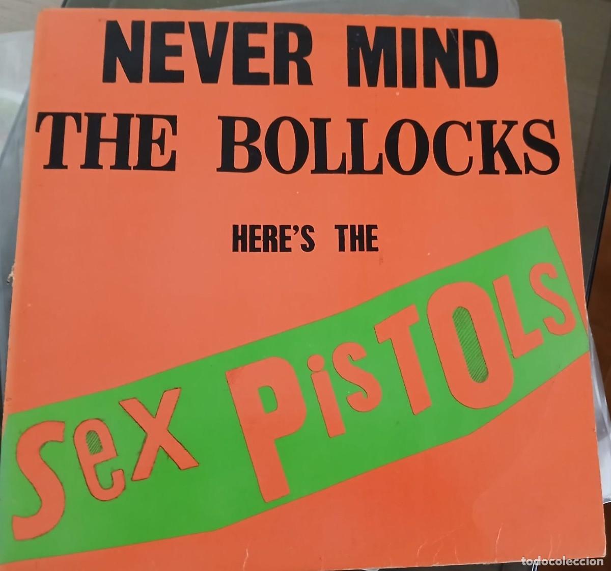 Discos de vinilo: SEX PISTOLS - NEVER MIND THE BOLLOCKS - LP EMI 1977 - EDICION CANADA - PORTADA NARANJA - ENCARTE