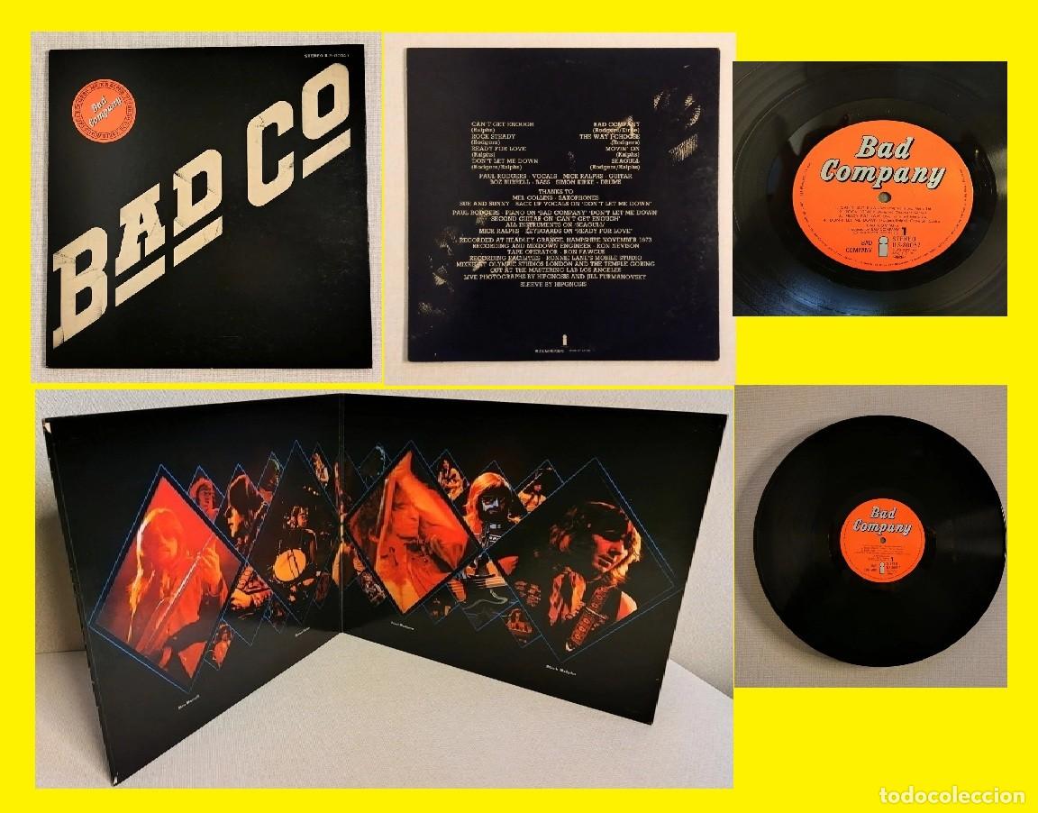 Discos de vinilo: BAD COMPANY 1974 !! 1&ordm; LP, P RODGERS, FREE, MOTT THE HOPLE, ORIG EDT JAPAN, EXC !!!