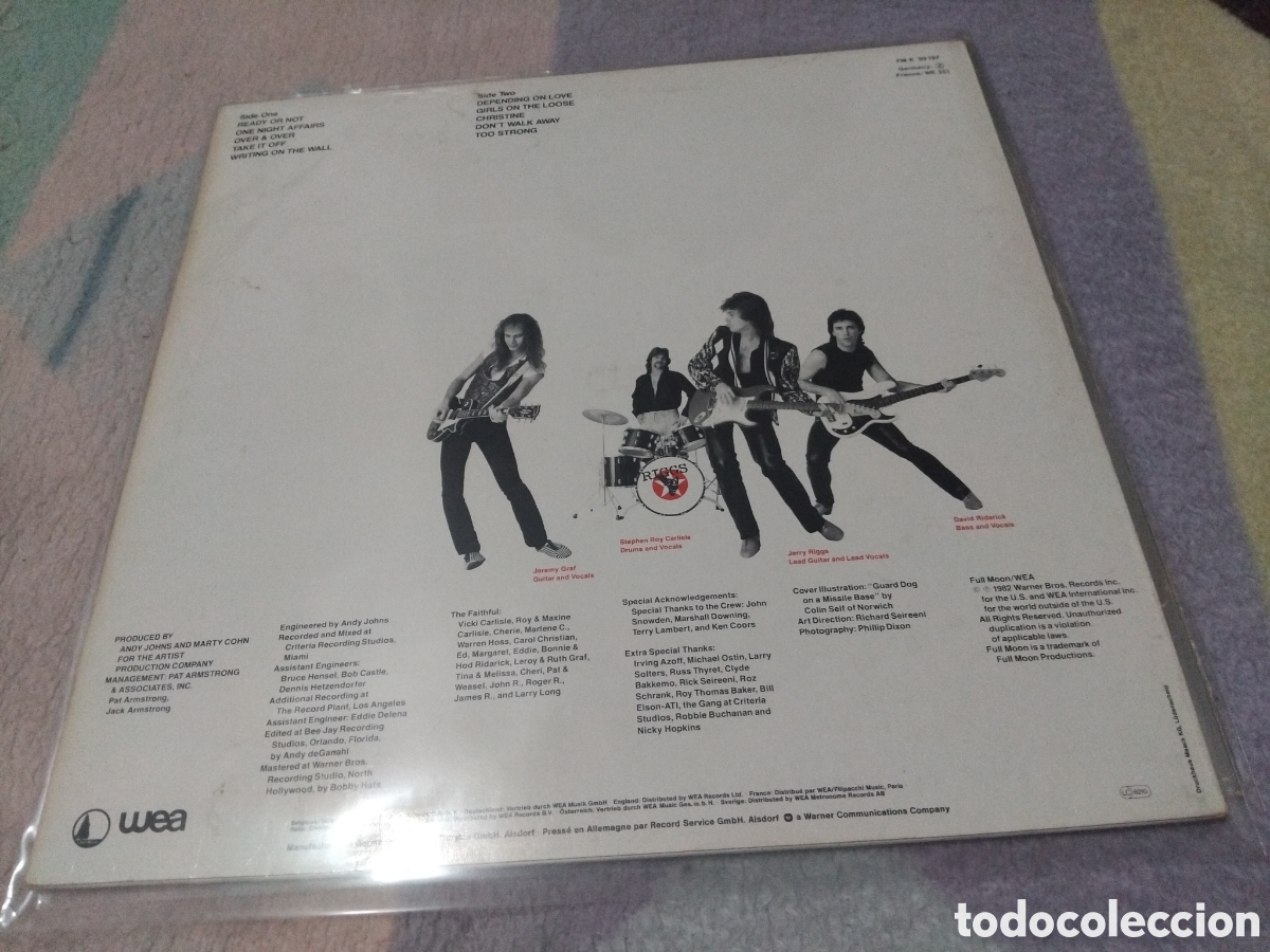 Discos de vinilo: RIGGS (Vinilo )HEAVY METAL - Foto 2
