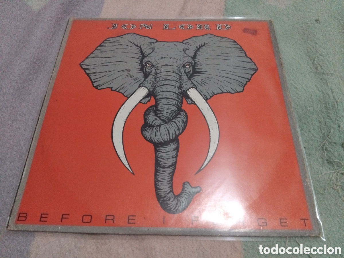 Discos de vinilo: JON LORD BEFORE I FORGET (VINILO)