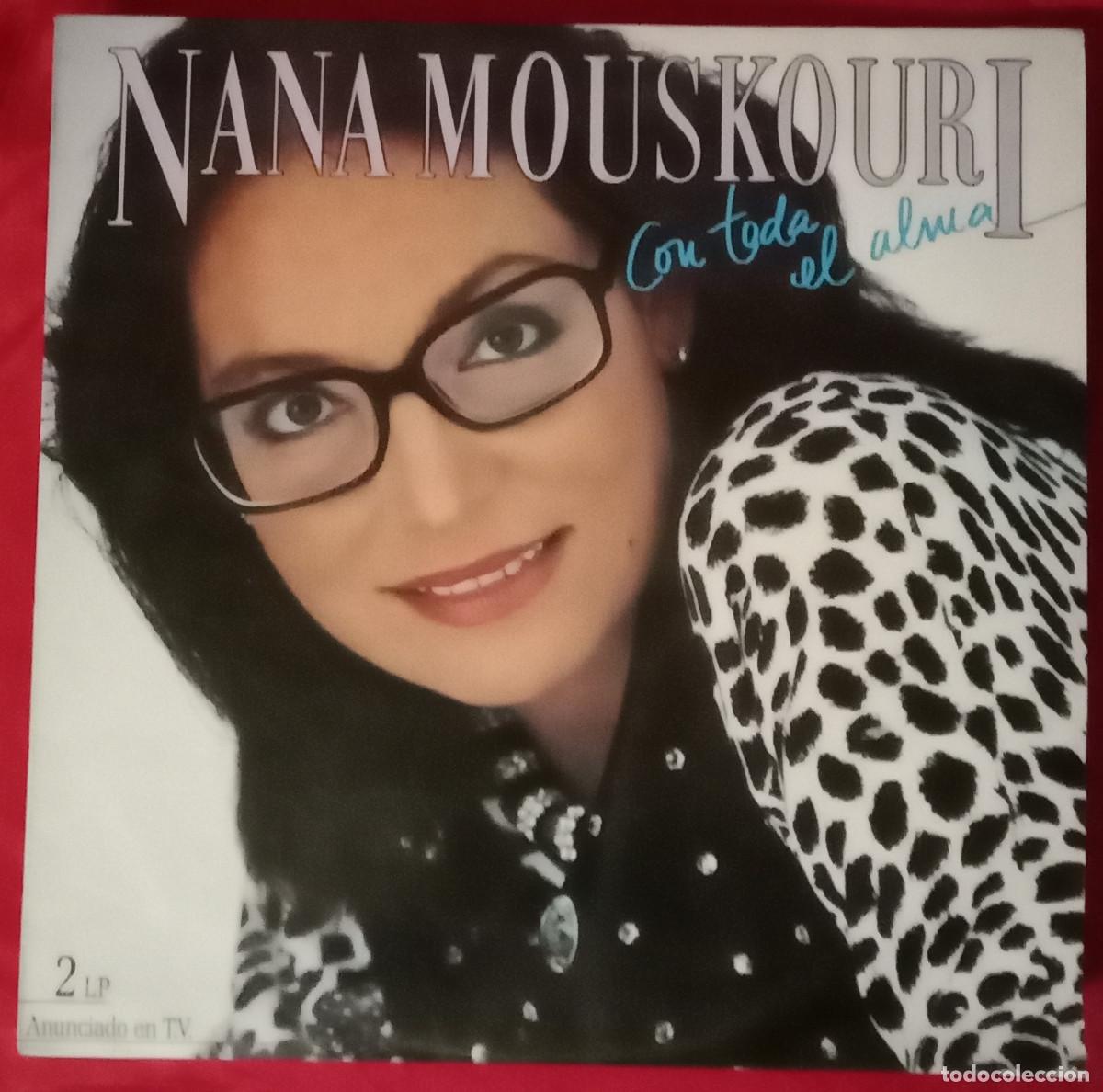 Discos de vinilo: Nana Mouskouri - Con Toda el Alma - 2 LP&acute;s - Edit. Polygram Iberica. S.A. 1986