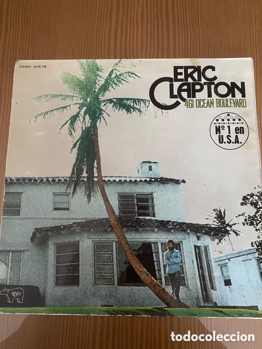 Discos de vinilo: Disco de Vinilo (LP) Eric Clapton &ldquo;461 Ocean Boulevard&rdquo;