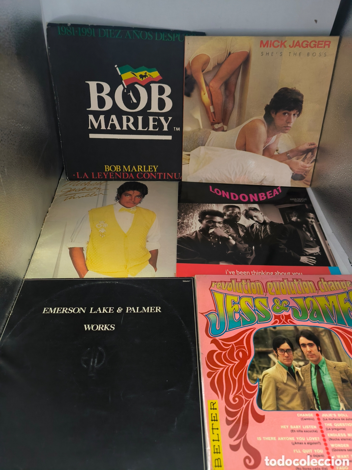 Discos de vinilo: 47 Lps y Super Single (2) m&uacute;sica internacional a&ntilde;os 70/80