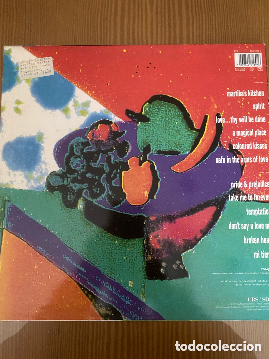 Discos de vinilo: Disco de Vinilo (LP) Martika &ldquo;Martika&rsquo;s Kitchen&rdquo; - Foto 2