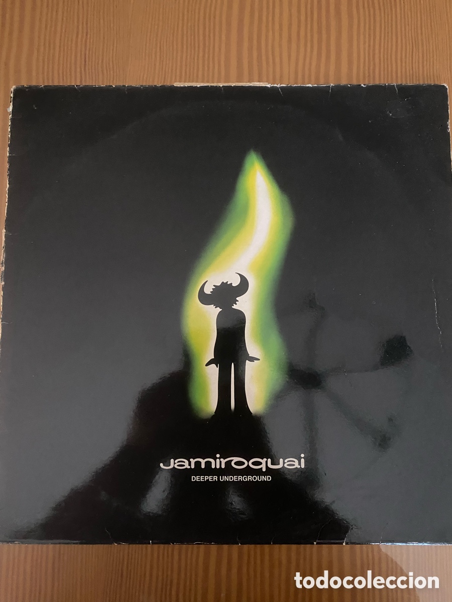 Discos de vinilo: Disco de Vinilo (Maxi) Jamiroquai &ldquo;Deeper Underground&rdquo; - Foto 1