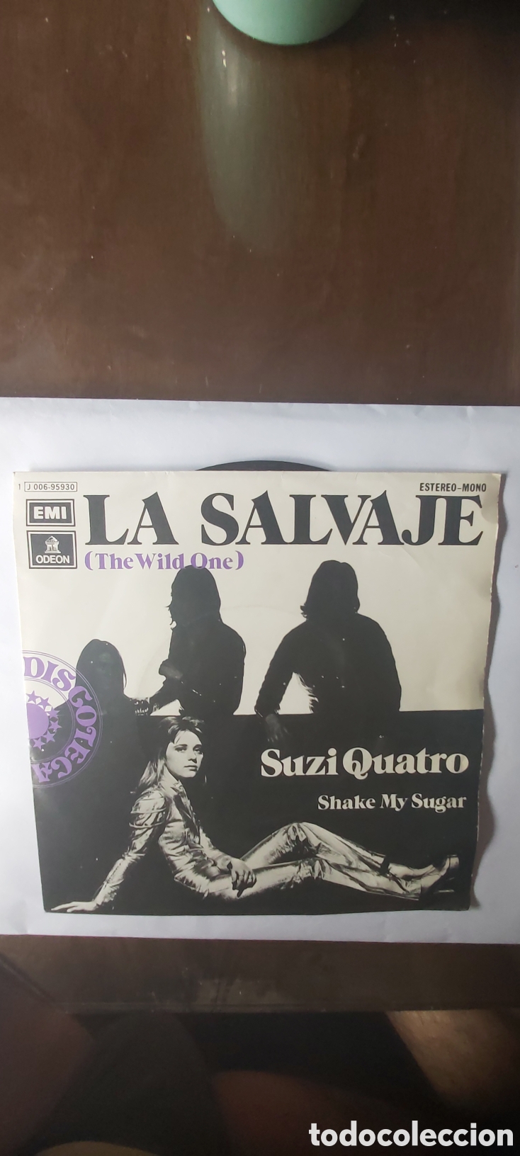 Discos de vinilo: SINGLE SUZI QUATRO - LA SALVAJE / THE WILD ONE - ESPA&Ntilde;A - A&Ntilde;O 1974