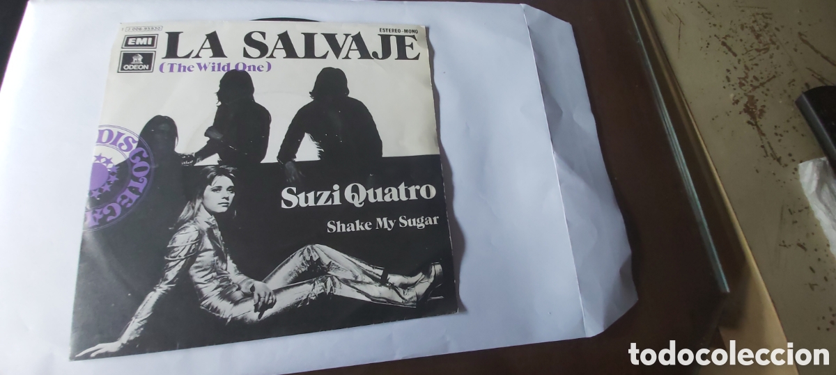 Discos de vinilo: SINGLE SUZI QUATRO - LA SALVAJE / THE WILD ONE - ESPA&Ntilde;A - A&Ntilde;O 1974