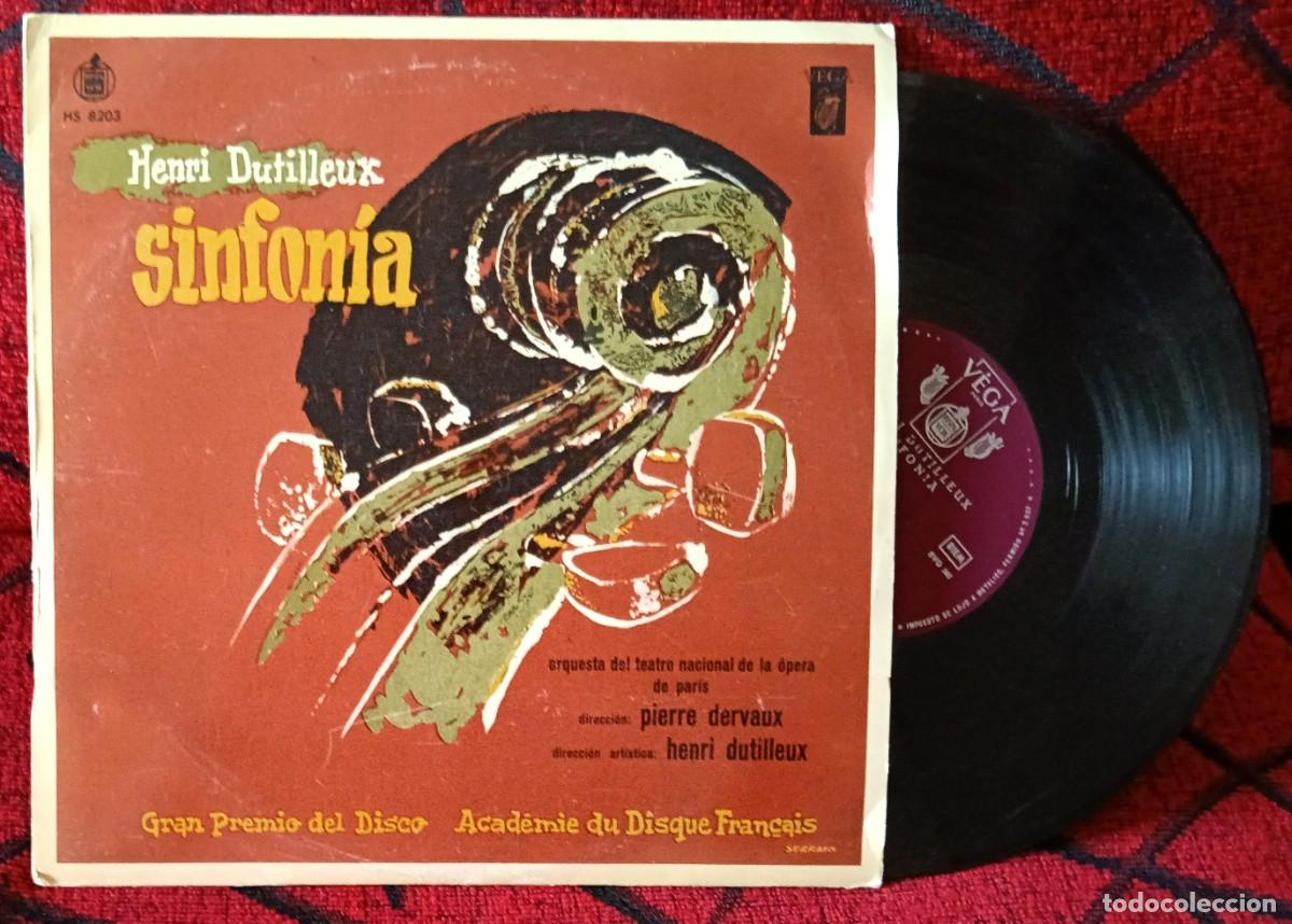 Discos de vinilo: HENRI DUTILLEUX ** Sinfonia ** VINILO LP 10&rdquo;