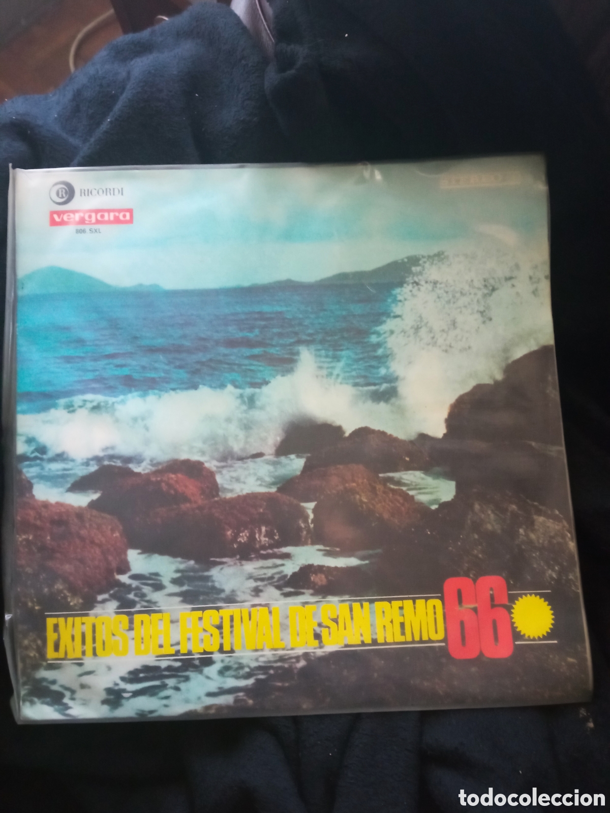 Discos de vinilo: Vinilo, &Eacute;xitos del Festival de San Remo 66, muy buena conservaci&oacute;n