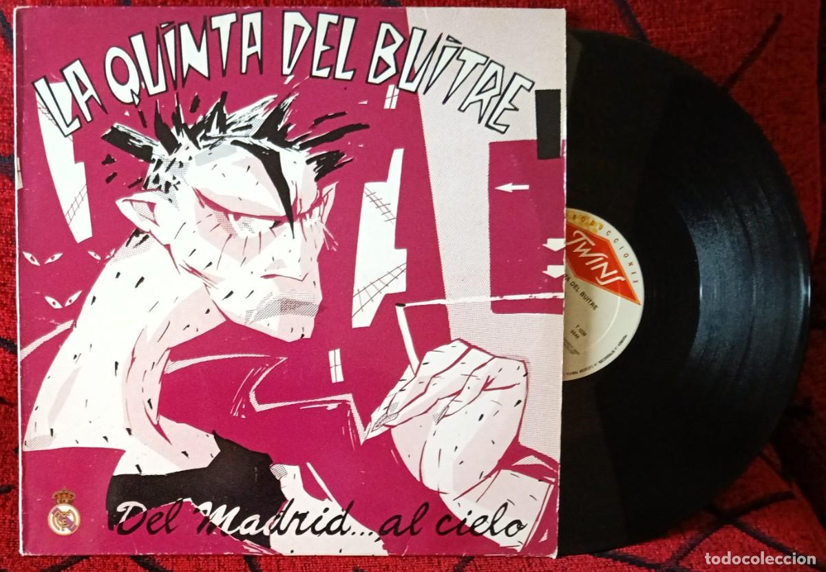 Discos de vinilo: LA QUINTA DEL BUITRE ** Del Madrid... Al Cielo ** MAXI SINGLE VINILO 1987