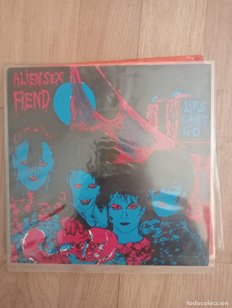 Discos de vinilo: Alien Sex Fiend - Lips Can't Go (7&rdquo;, Single) UK 1983