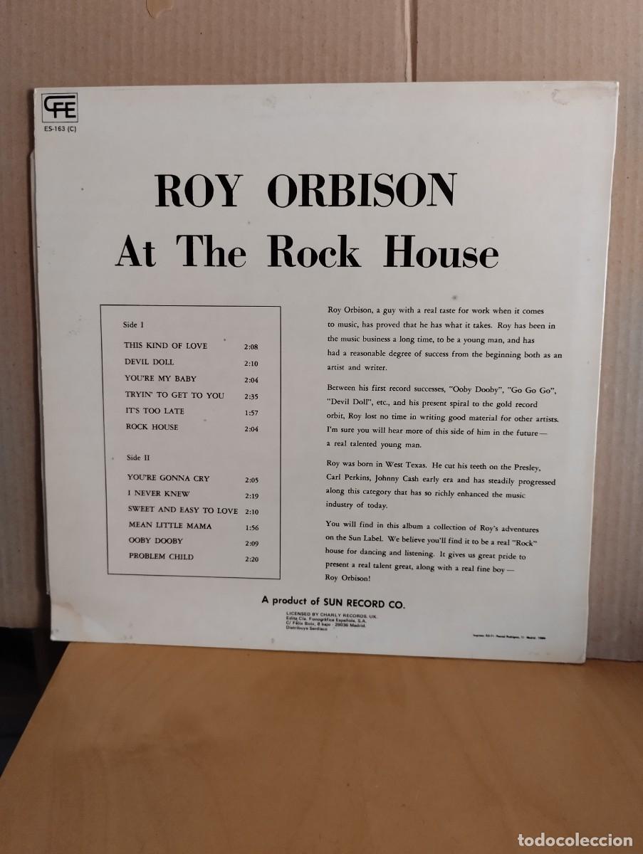 Discos de vinilo: ROY ORBISON ----- AT THE ROCK HOUSE - Foto 2