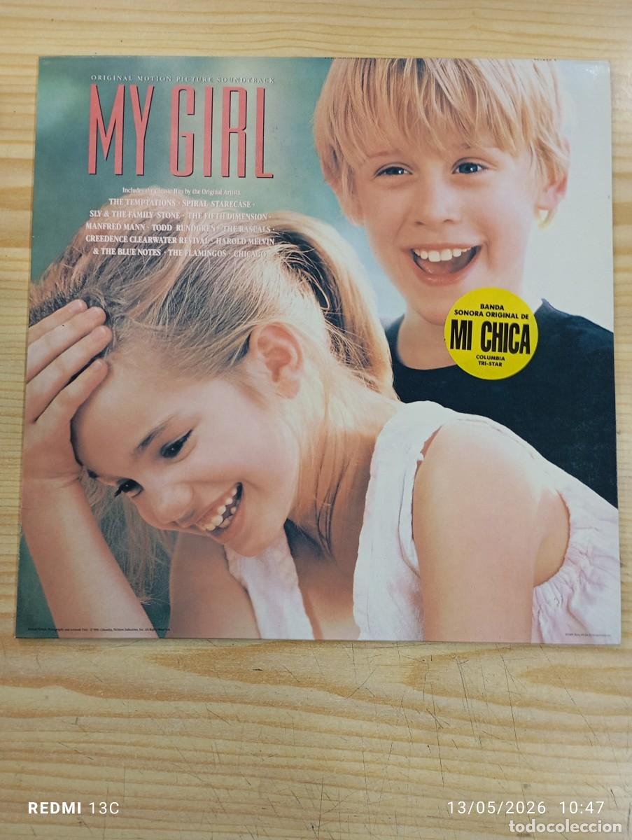Discos de vinilo: LP - My Girl - Mi Chica - Banda Sonora Original - Edicion Espa&ntilde;ola 1991