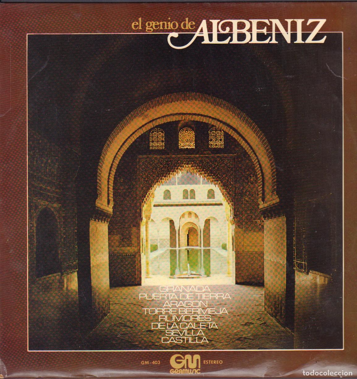 Discos de vinilo: EL GENIO DE &rdquo;ALBENIZ&rdquo; - GRANADA, PUERTA DE TIERRA, DE LA CALETA.../ LP GM 1975 RF-26096