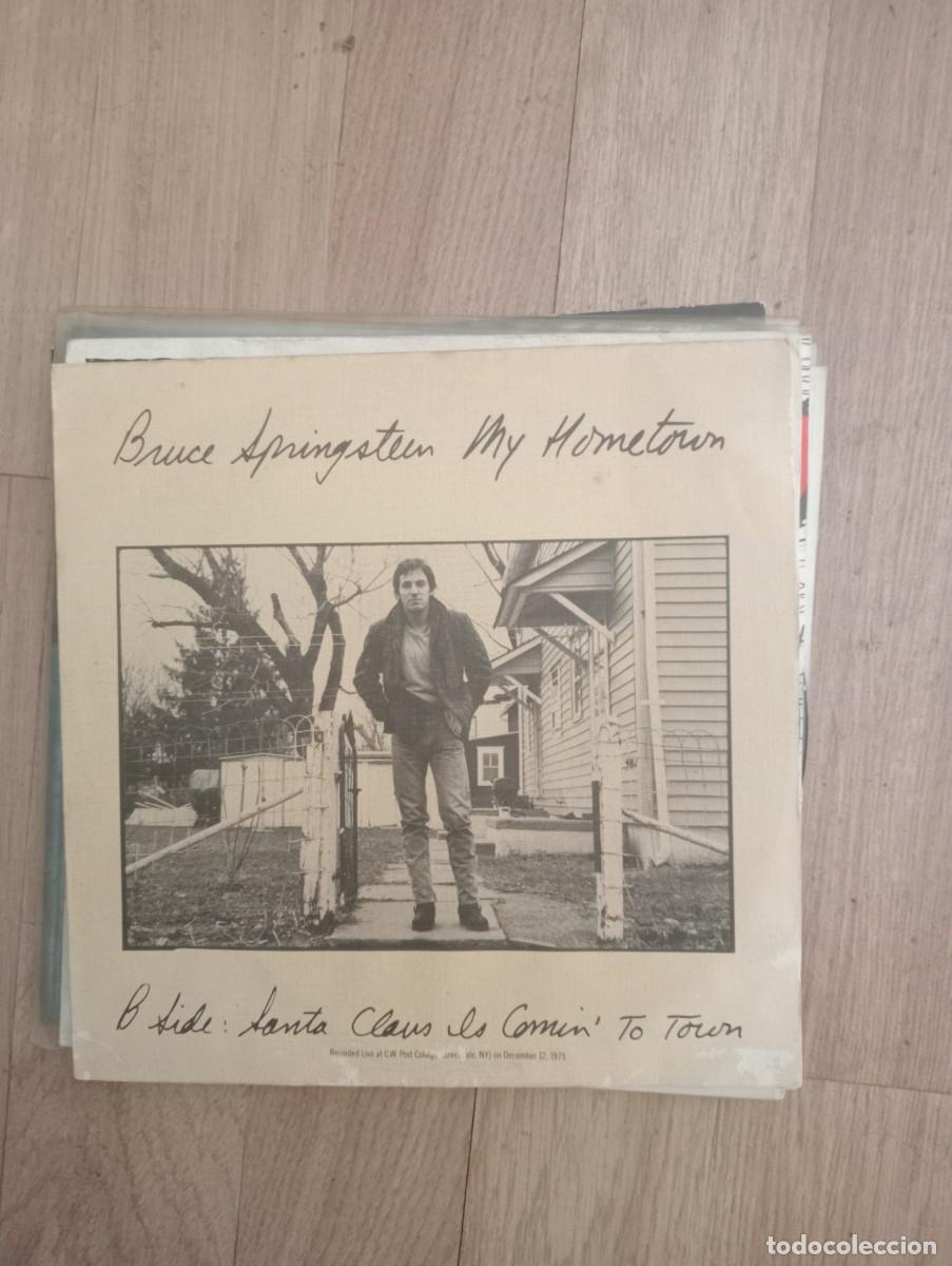 Discos de vinilo: Bruce Springsteen - My Hometown / Santa Claus Is Comin' To Town (7&rdquo;, Single) 1985