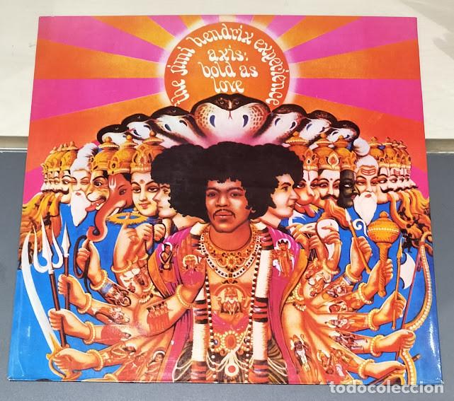 Discos de vinilo: Jimi Hendrix Experience - Axis: Bold As Love - LP Polydor ref. 424 575-1. Ed. espa&ntilde;ola 1989.