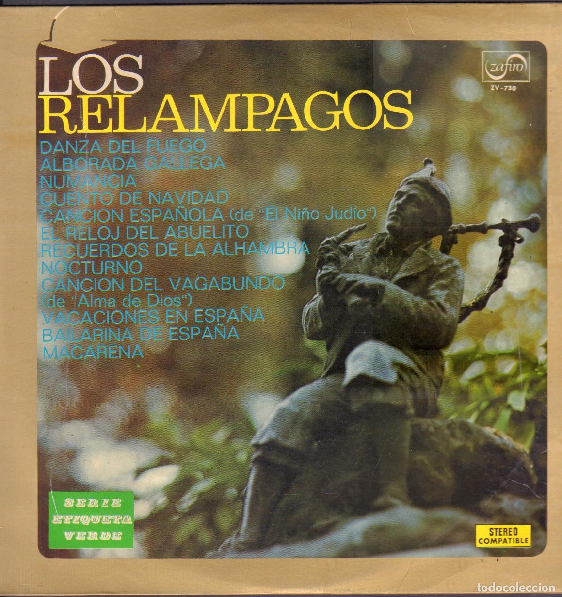 Discos de vinilo: LOS RELAMPAGOS - DANZA DEL FUEGO, NUMANCIA, BAILARINAS DE ESPA&Ntilde;A.../ LP ZAFIRO 1972 RF-26110