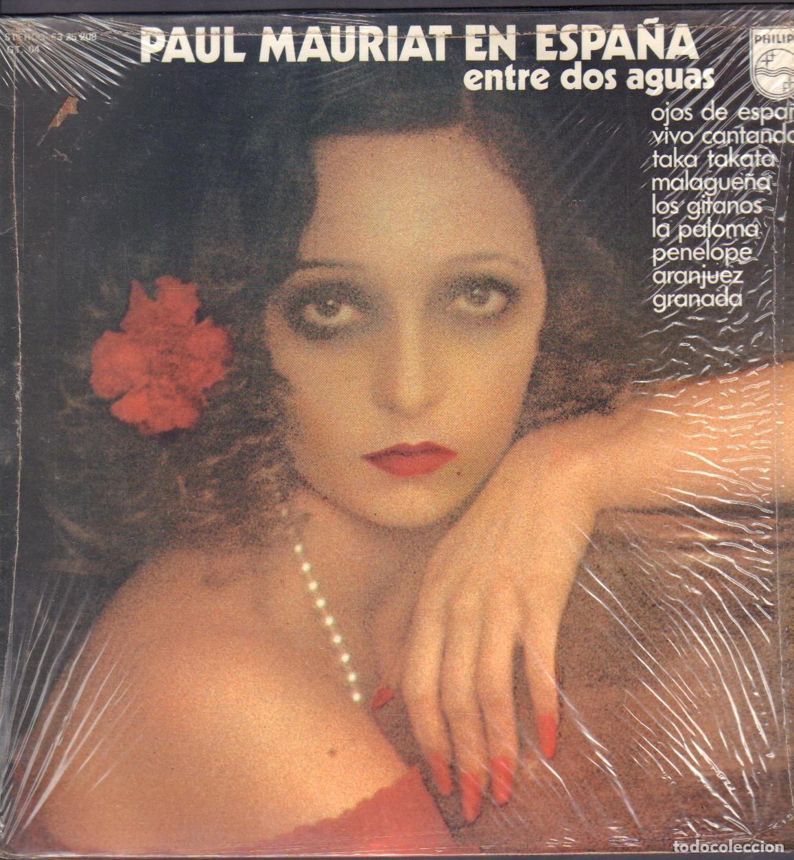 Discos de vinilo: PAUL MAURIAT (EN ESPA&Ntilde;A) - ENTRE DOS AGUAS / LOS GITANOS, LA PALOMA.../ LP PHILIPS 1975 RF-20356