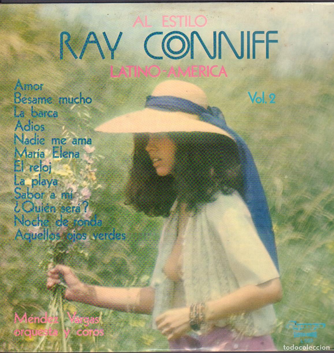 Discos de vinilo: RAY CONNIFF - AL ESTILO SUDAMERICA VOL. 2 / AMOR, BESAME MUCHO, LA BARCA.../ LP OLYMPO RF-26117