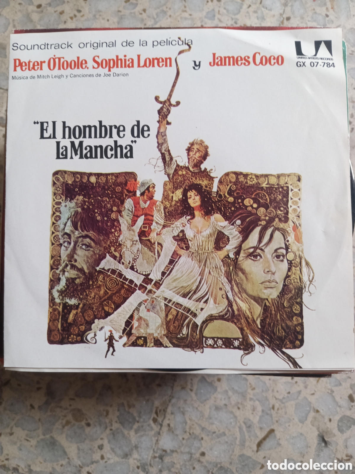 Discos de vinilo: EP EL HOMBRE DE LA MANCHA 1973 MEXICO - Foto 1