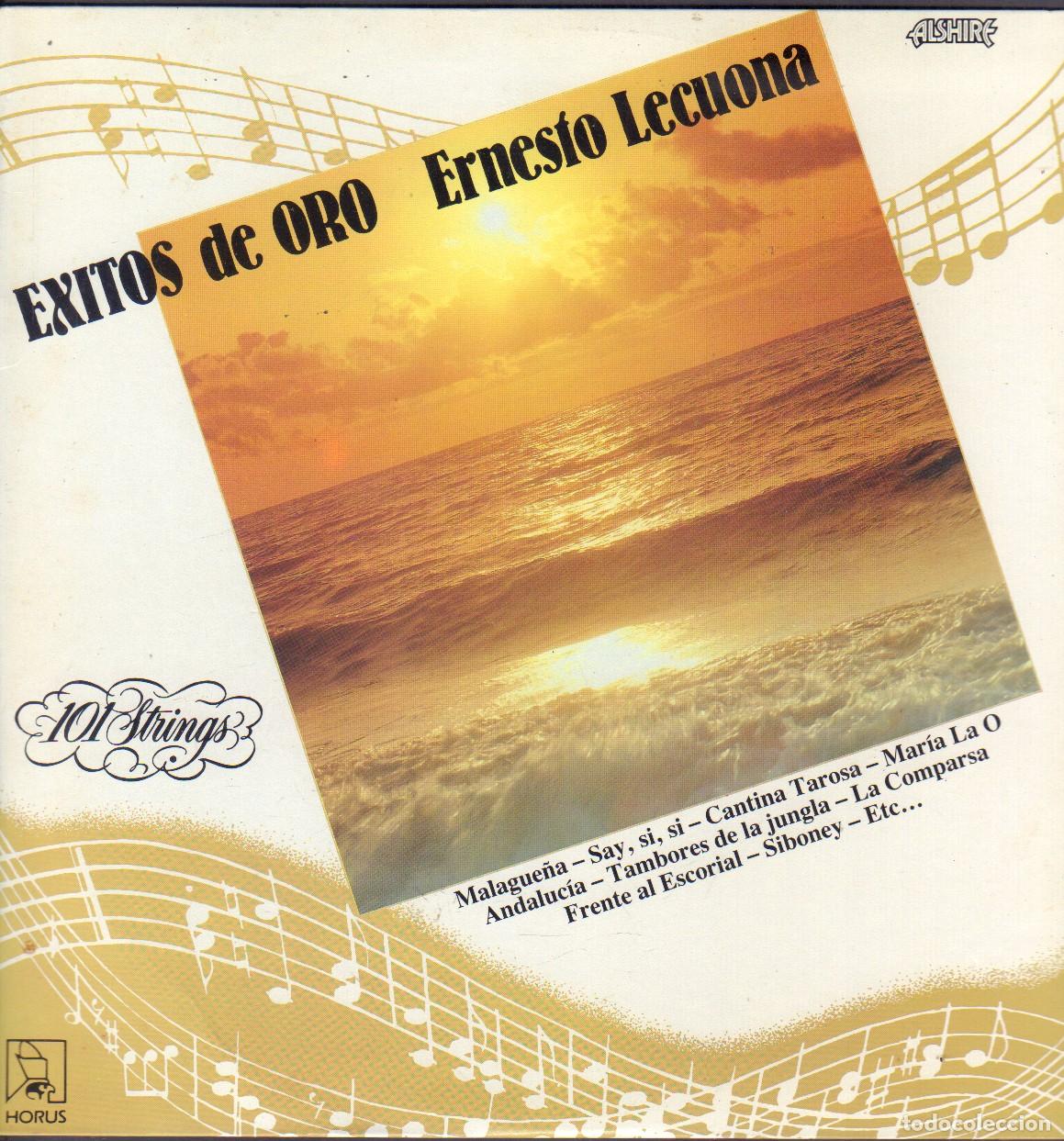Discos de vinilo: ERNESTO LECUONA - EXITOS DE ORO / MALAGUE&Ntilde;A, CANTINA TAROSA.../ LP HORUS 1987 RF-26121