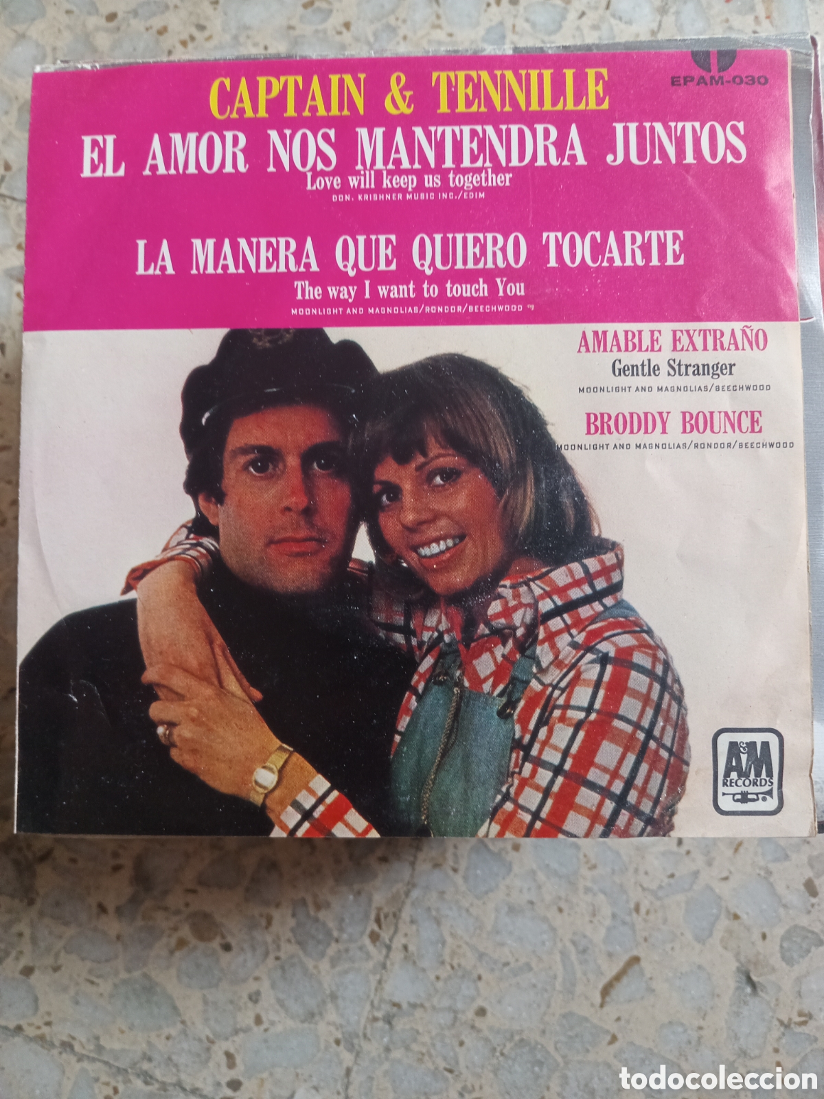 Discos de vinilo: SGL CAPTAIN & TENILLE EL AMOR NOS MANTENDRA JUNTOS 1975 MEXICO
