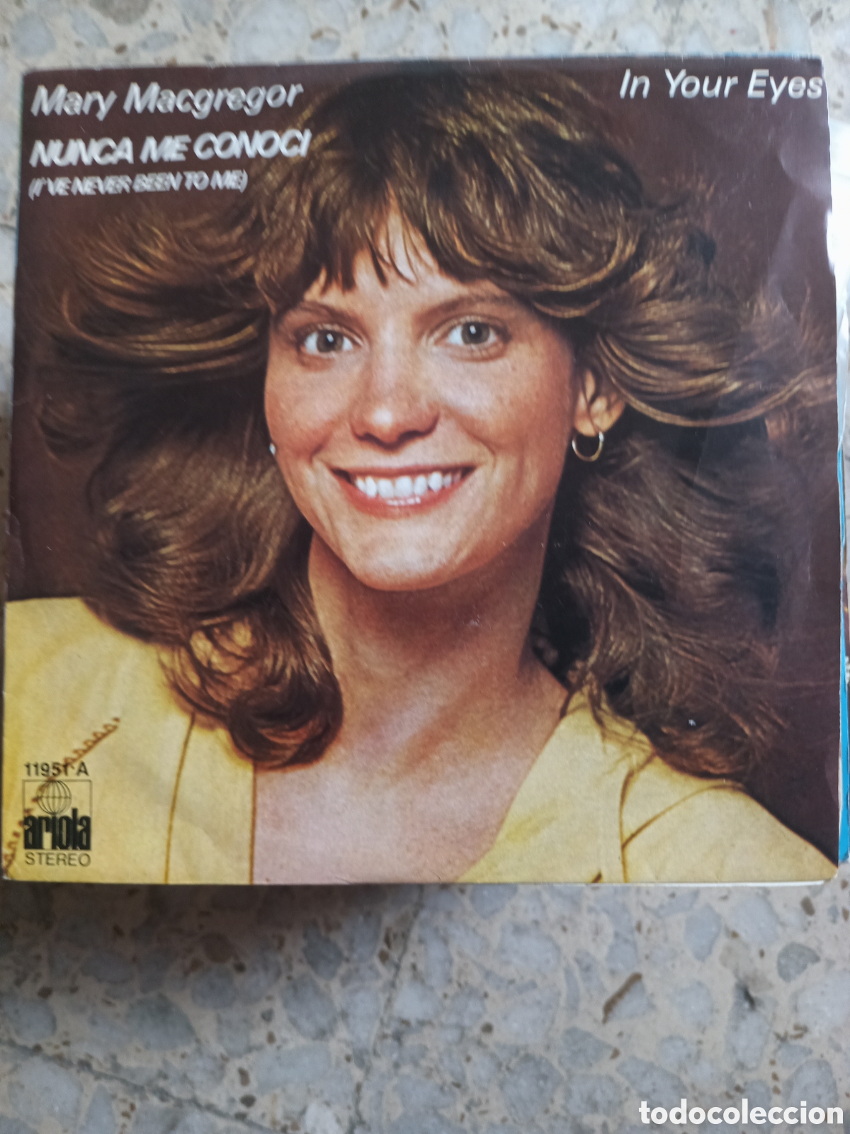 Discos de vinilo: SGL MARY MACGREGOR NUNCA ME CONOCI 1978