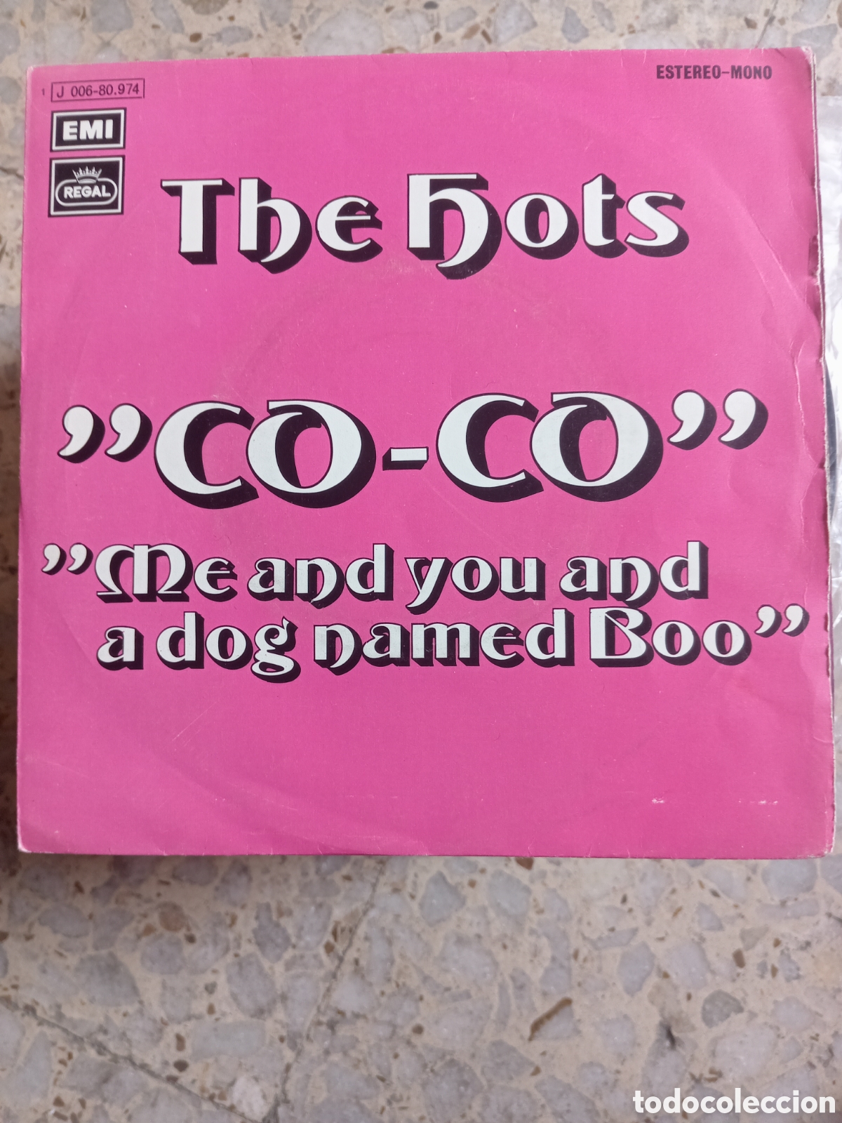Discos de vinilo: SGL THE HOTS CO CO 1971 PROMO