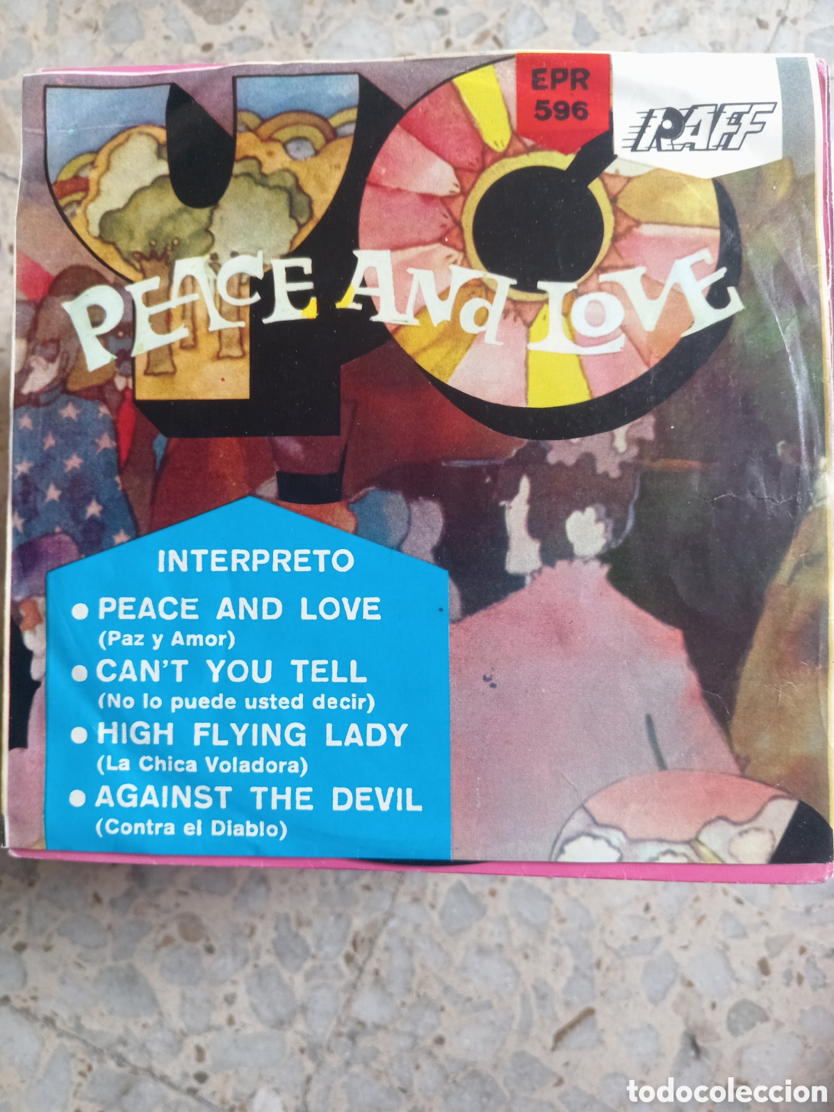 Discos de vinilo: EP PEACE AND LOVE YO 1971 MEXICO