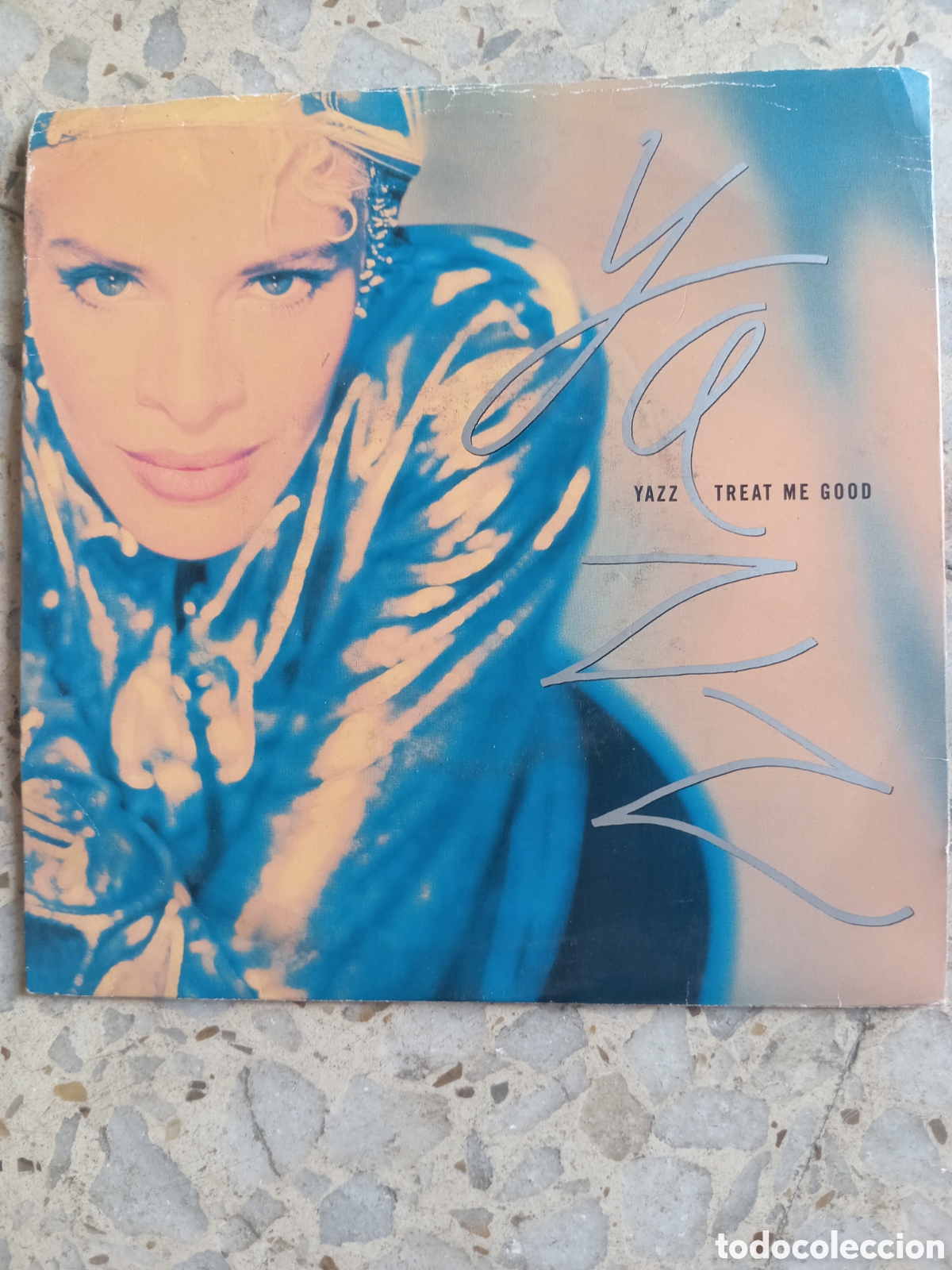 Discos de vinilo: SGL YAZZ TREAT ME GOOD 1990 UK