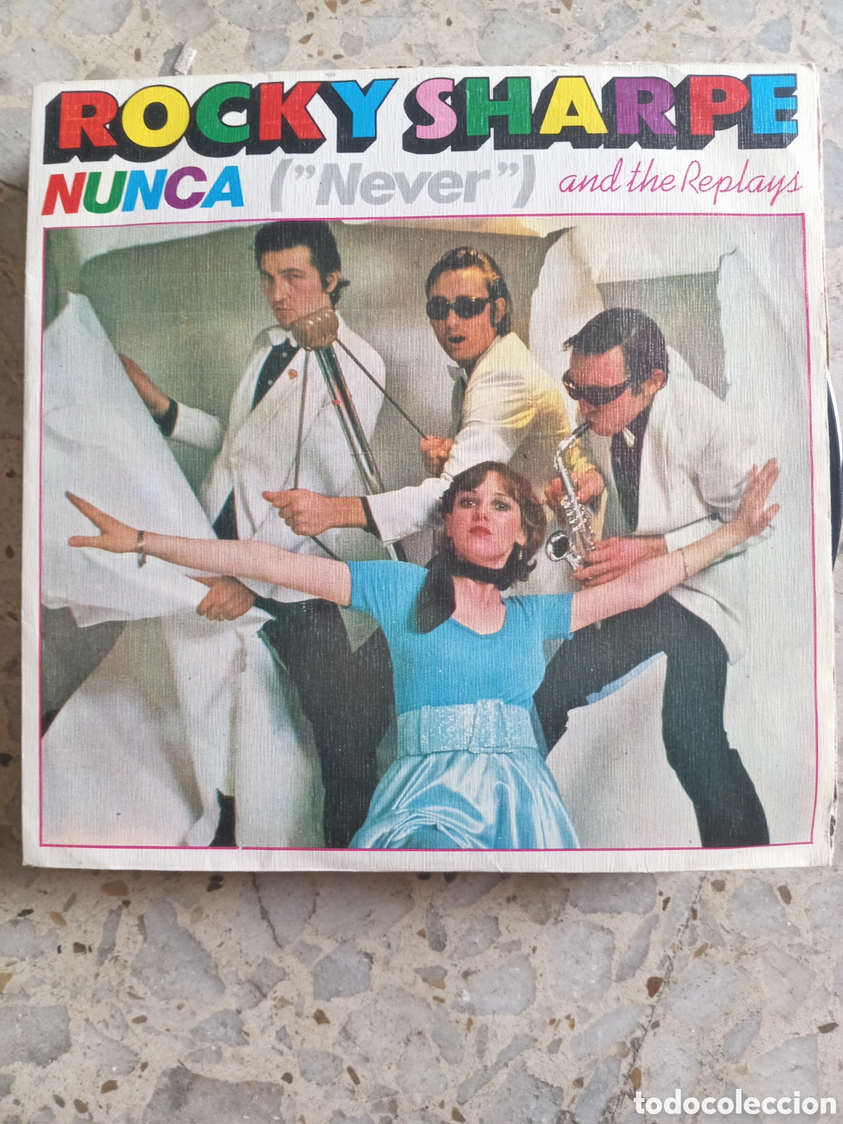 Discos de vinilo: SGL ROCKY SHARPE AND THE REPLAYS NUNCA NEVER 1979