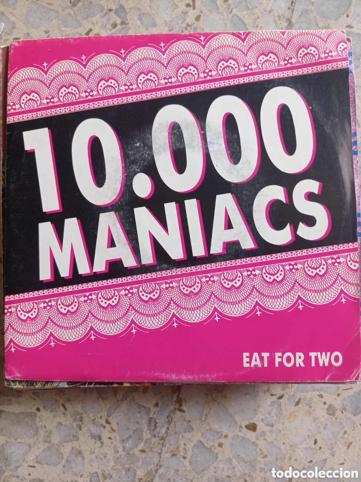 Vinyl records: SGL 10.000 MANIACS EAT FOR TWO 1989 PROMO