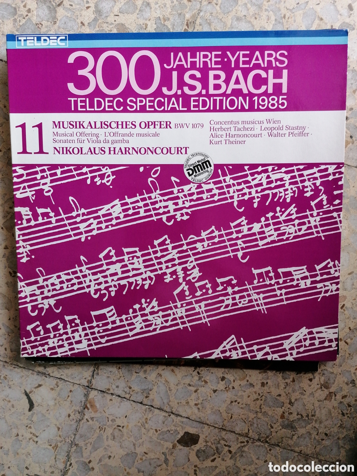 Vinyl records: 2 LP J.S.BACH MUSIKALISCHES OPFER BWV 1079 N&ordm; 11 PORTADA ABIERTA