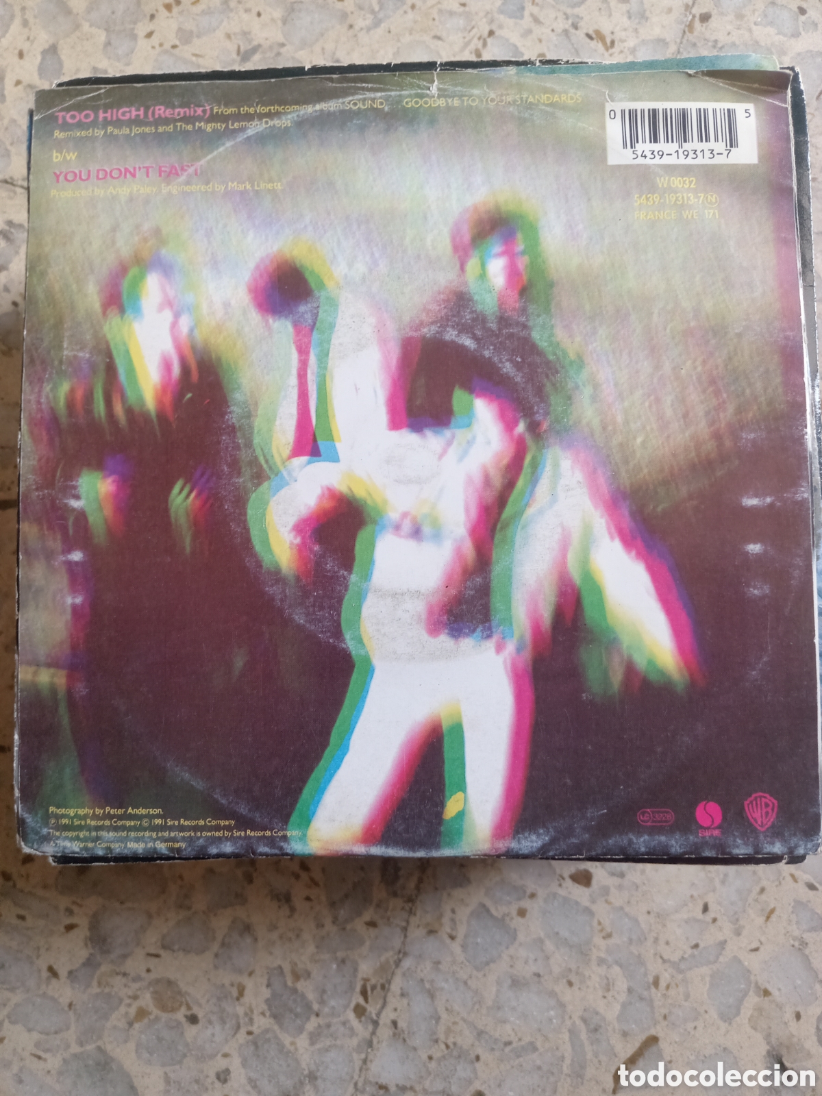 Discos de vinilo: SGL THE MIGHTY LEMON DROPS TOO HIGH 1991 - Foto 2