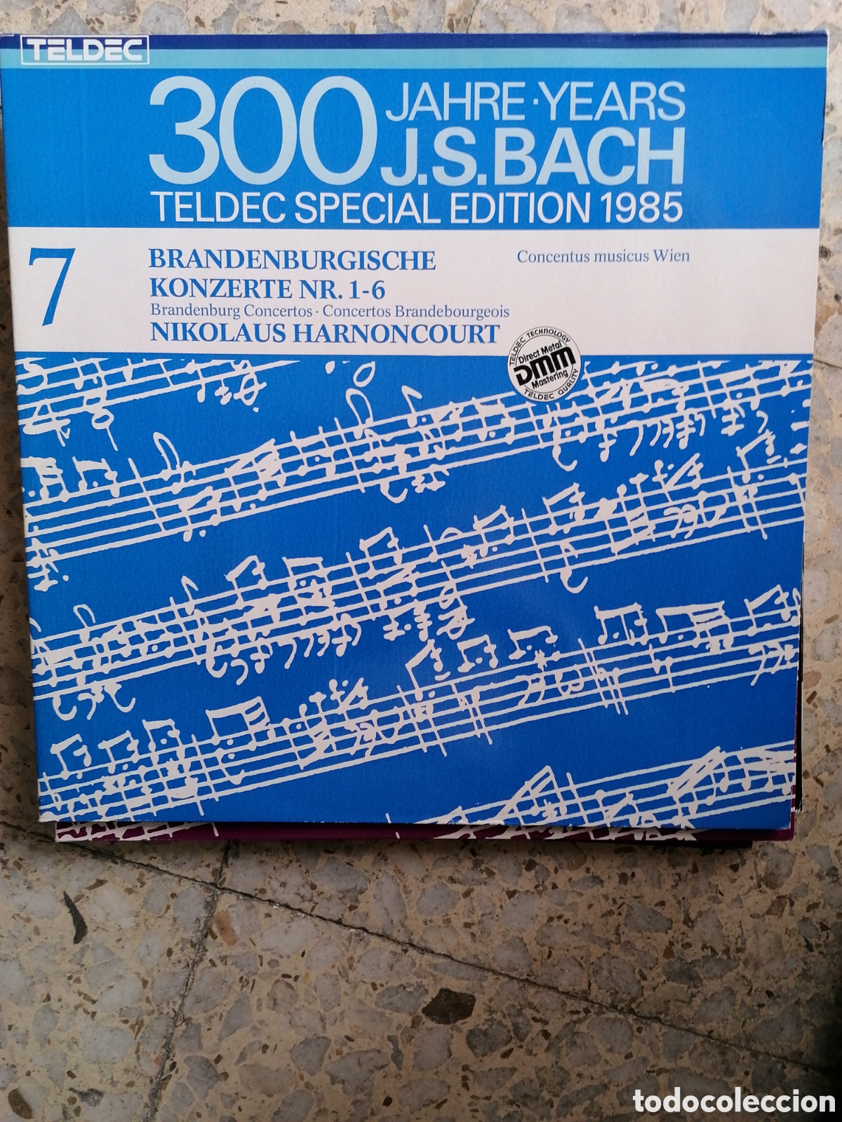 Vinyl records: 2 LP J.S. BACH BRANDENBURGISCHE KONZERTE N 1-6 1984 PORTADA ABIERTA