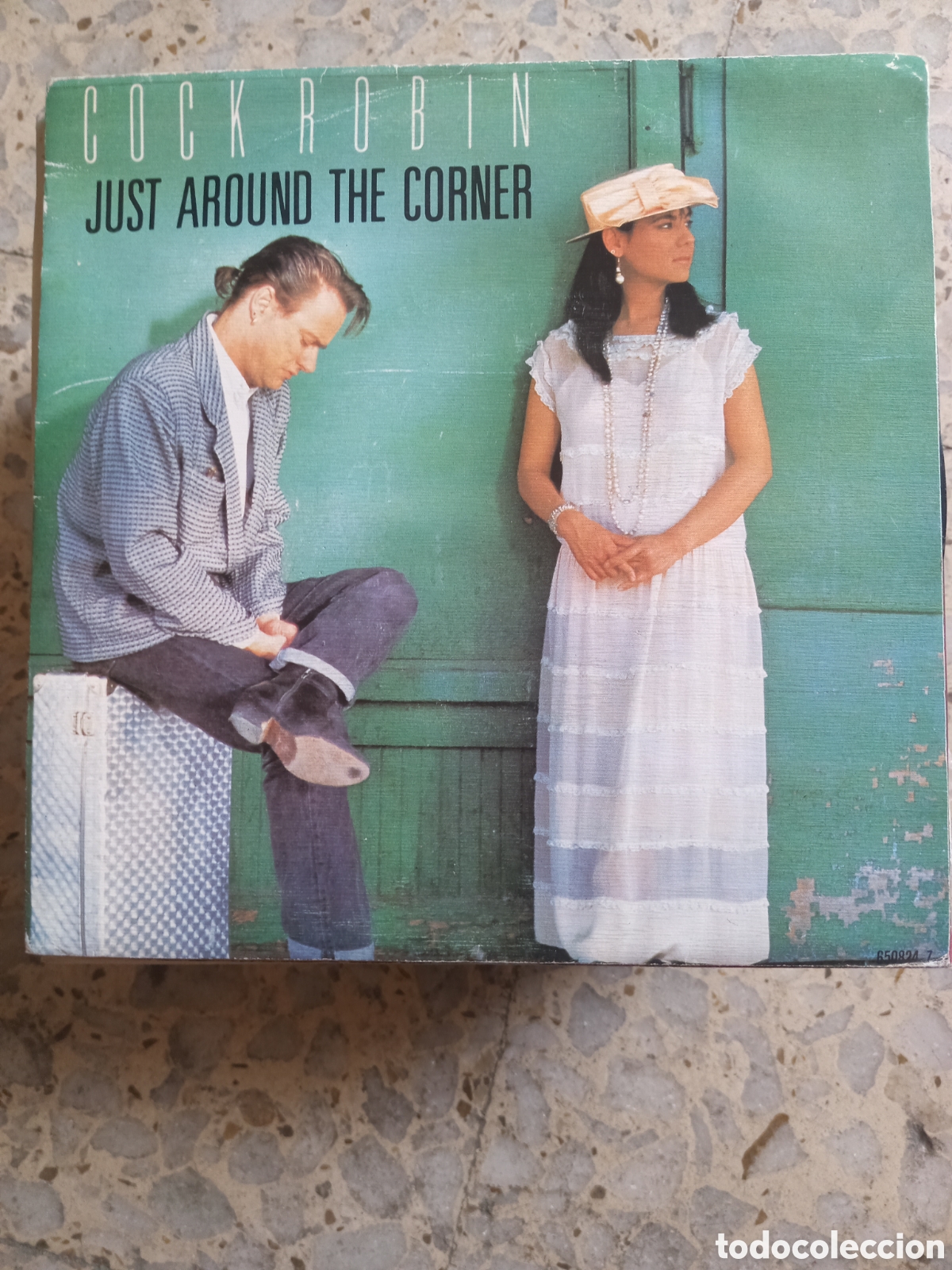 Discos de vinilo: SGL COCK ROBIN JUST AROUND THE CORNER 1987 PROMO