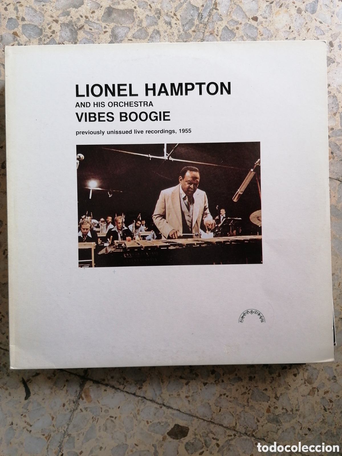 Discos de vinilo: LP LIONEL HAMPTON AND HIS ORCHESTRA VIBES BOOGIE LIVE IN LAS VEGAS 1955