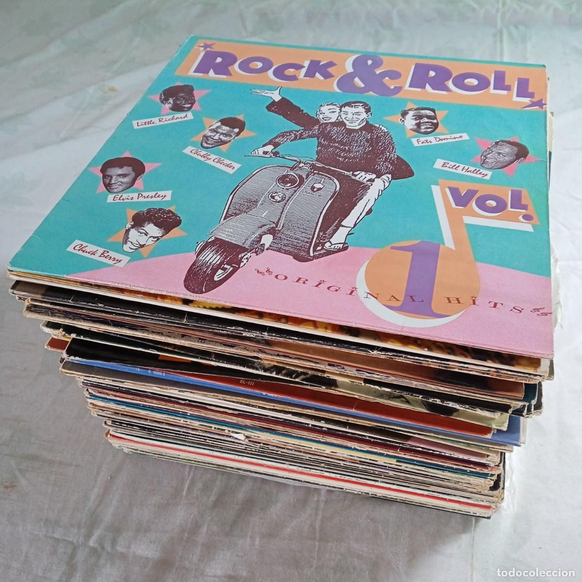 Vinyl records: Lote de 80 LPs discos de vinilo variados