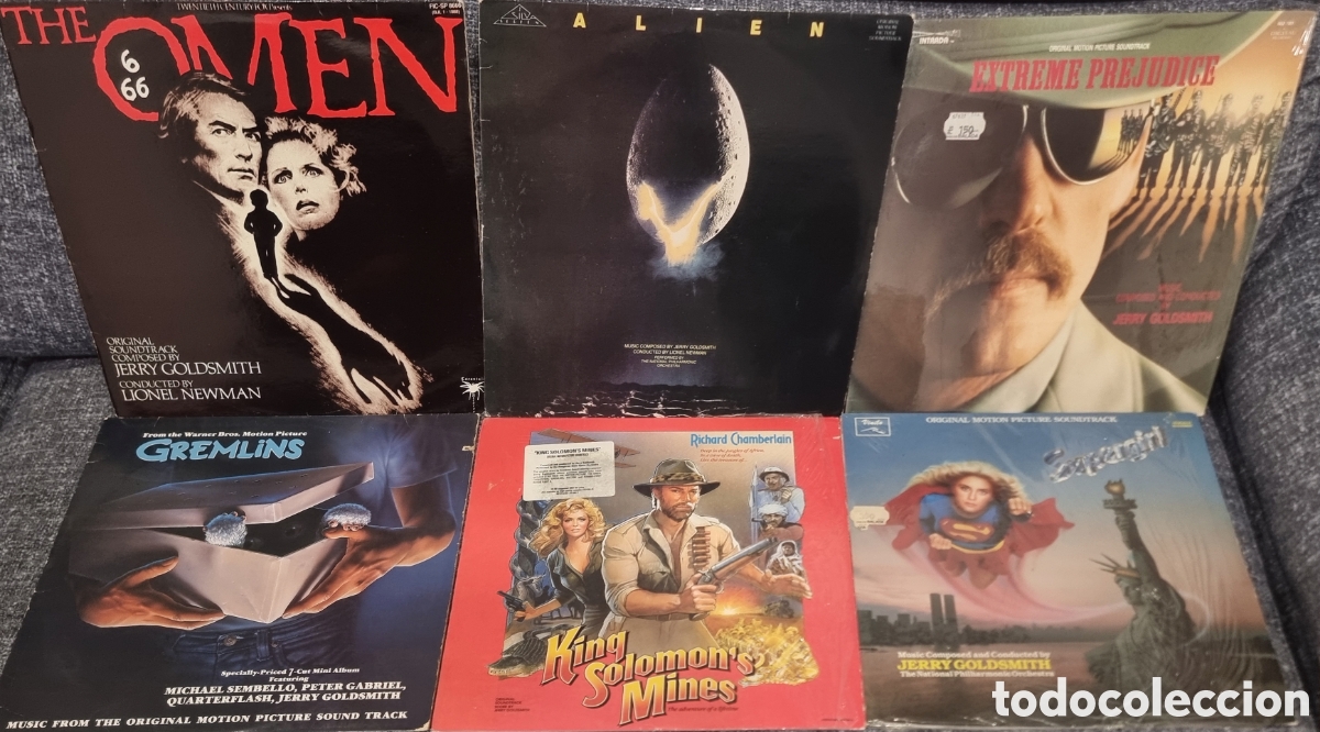 Discos de vinilo: 6 BSO en Lp -soundtracks- Jerry Goldsmith