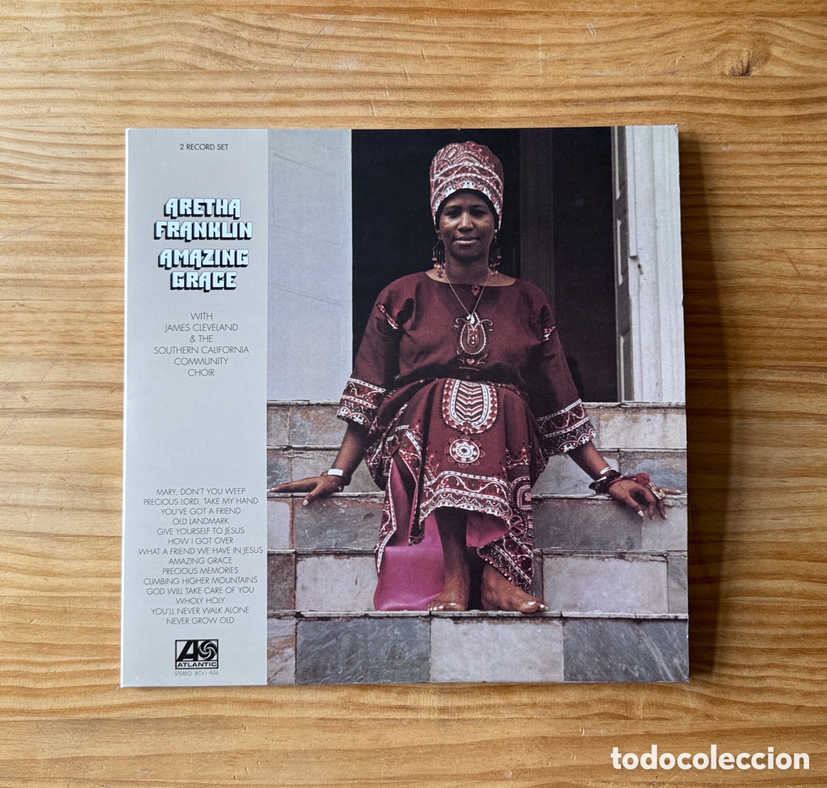 Discos de vinil: Aretha Franklin - Amazing Grace - 2LP blancos. Spain 2022