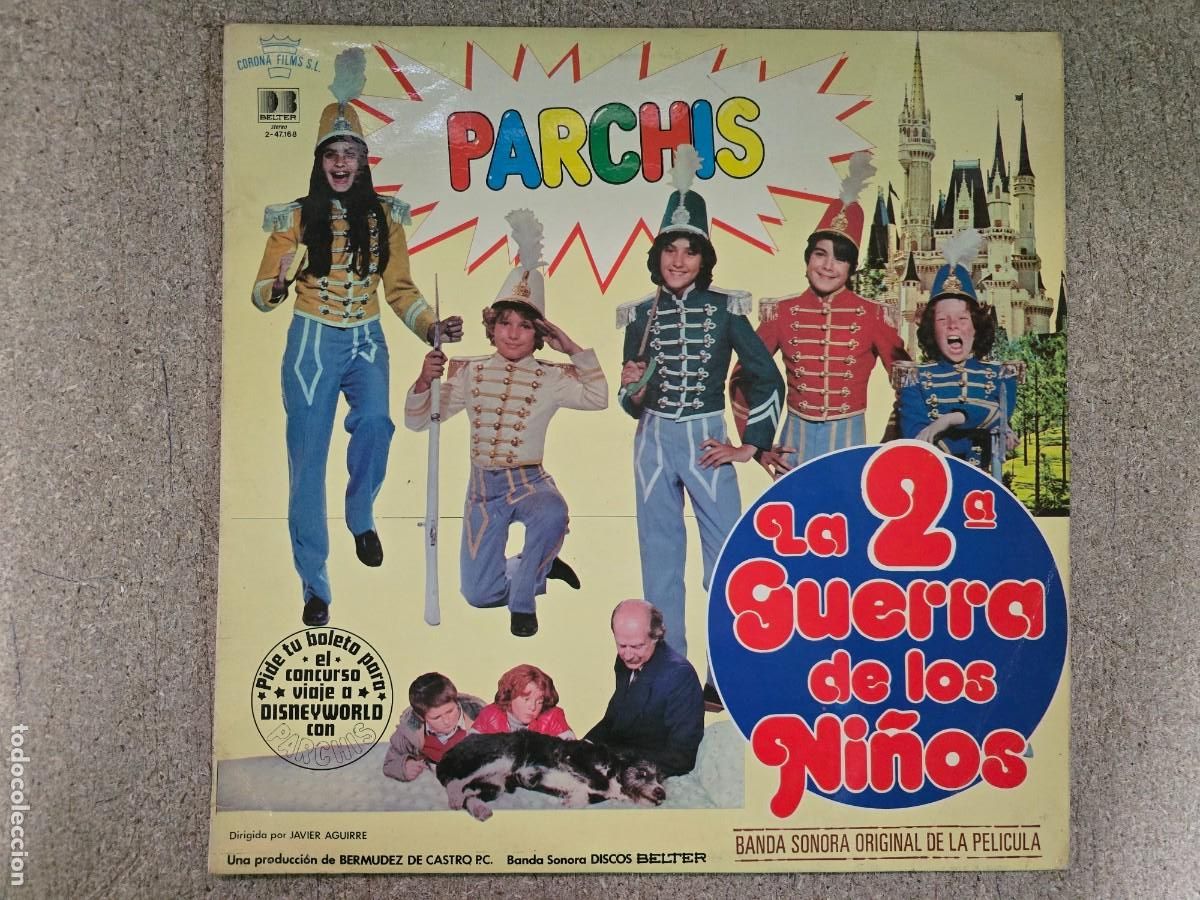 Discos de vinilo: Disco LP BSO. Parchis La Segunda Guerra De Los Ni&ntilde;os.1981