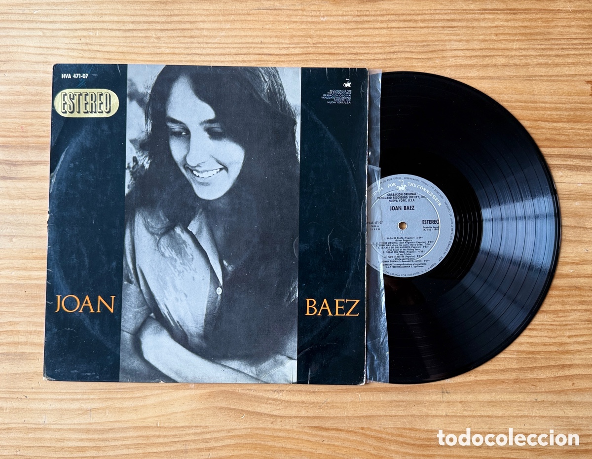 Discos de vinilo: Joan Baez &ndash; Joan Baez. Spain 1967 - Foto 1