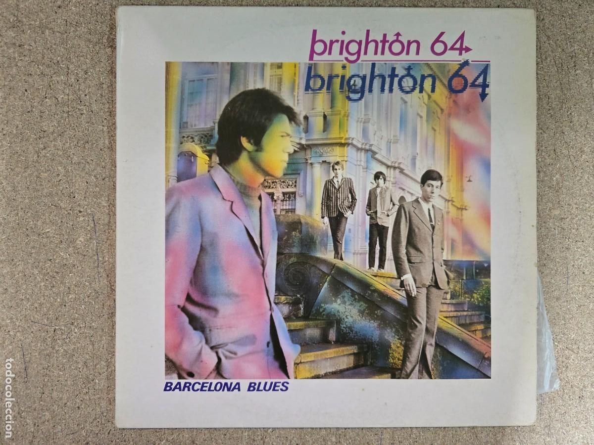 Discos de vinilo: Disco LP. Brighton 64.Barcelona Blues.1983