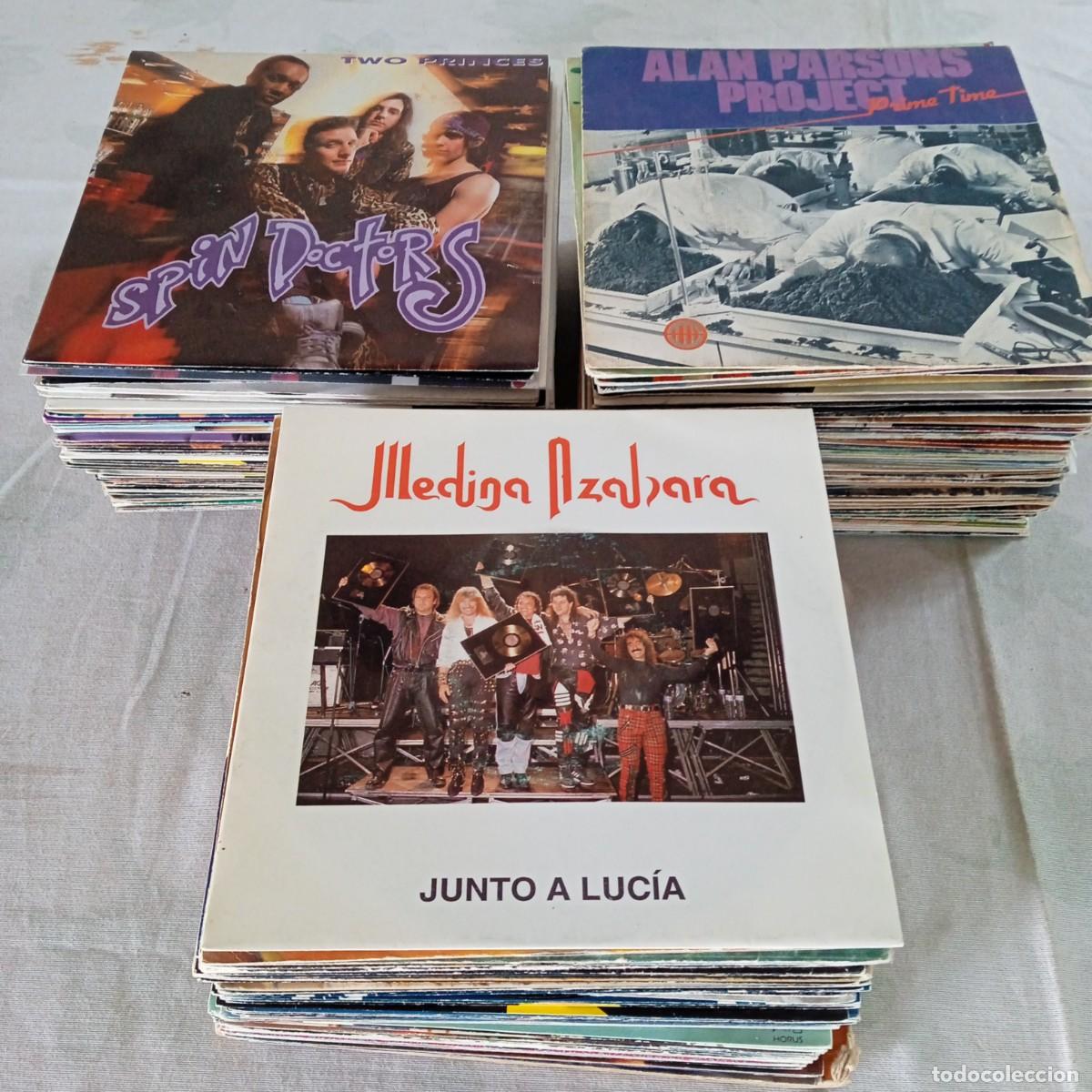 Vinyl-Schallplatten: Lote de 150 singles discos de vinilo. Pop Rock a&ntilde;os 80 y 90