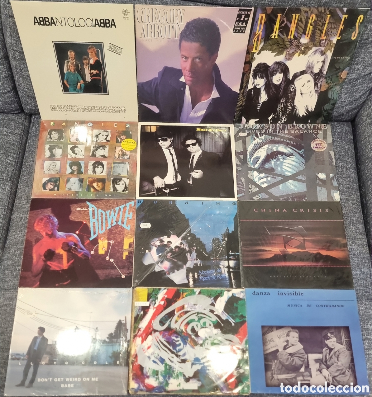 Dischi in vinile: 45 Lp's de pop/rock nacional e internacional, algunos casi imposibles de encontrar hoy en d&iacute;a.