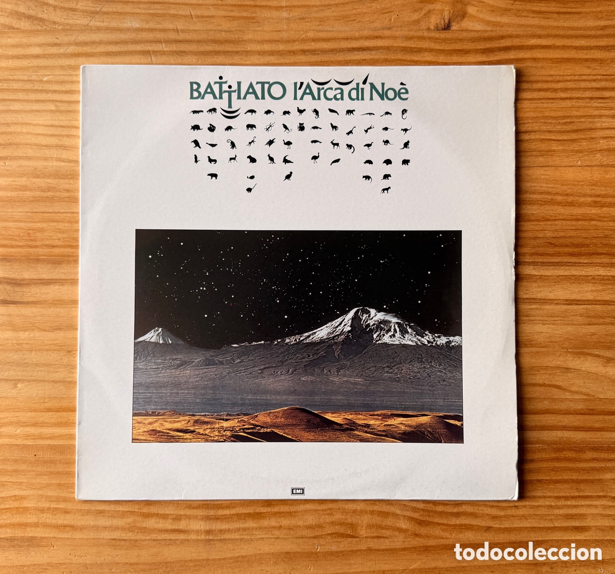 Discos de vinil: Franco Battiato &lrm;&ndash; L'Arca Di No&egrave;. Italy 1982