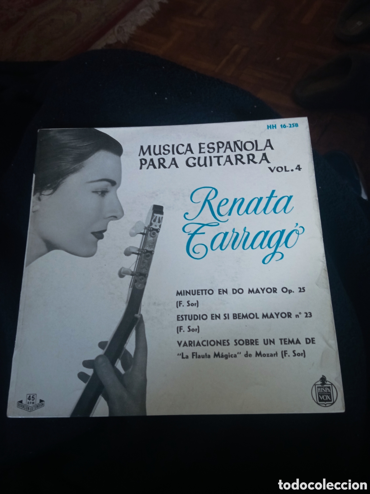 Discos de vinilo: Vinilo, M&uacute;sica Espa&ntilde;ola para Guitarra, Vol . 4, Renata Tarrago de 1961