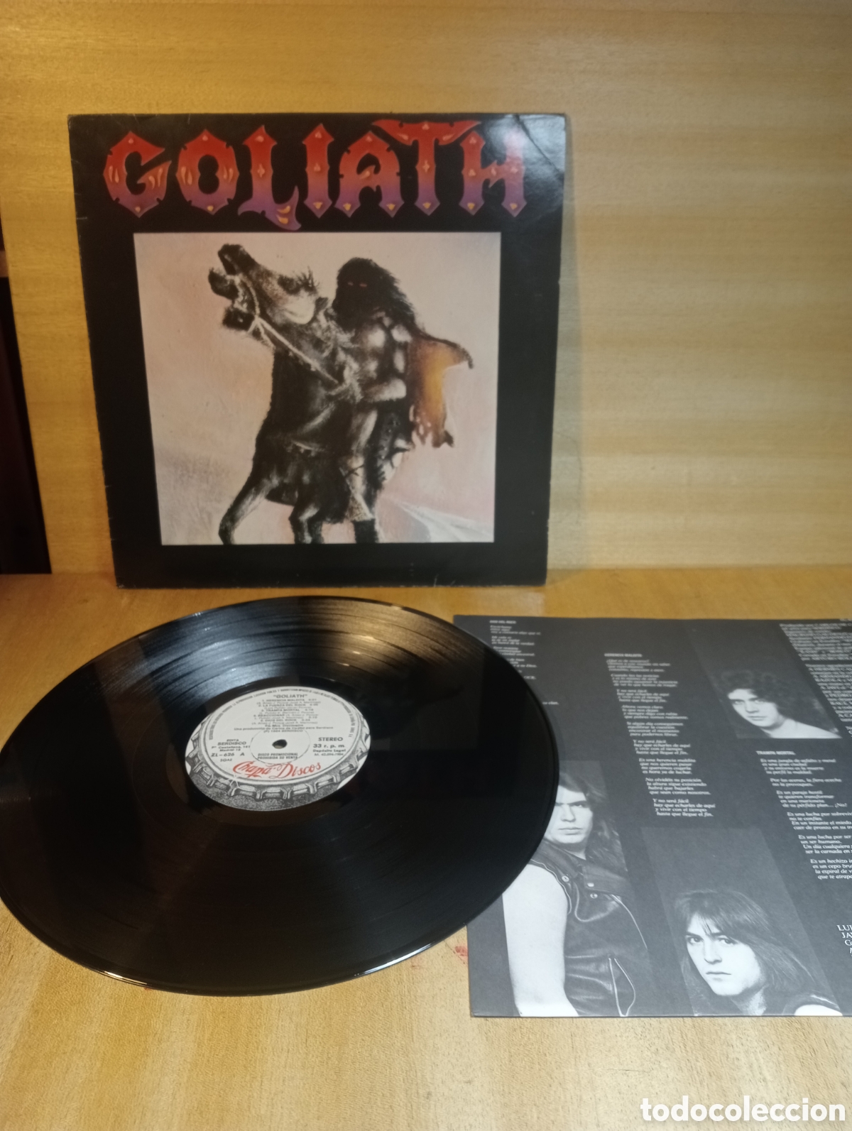 Discos de vinilo: Goliath. Goliath. Chapa Discos.